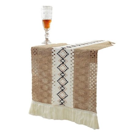 Pöytäliina Simple Fringe Bord Flagga STYLE 5 STYLE