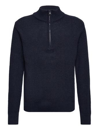 Durbuy Knit Pullover Marineblå Grunt*Betinget Tilbud