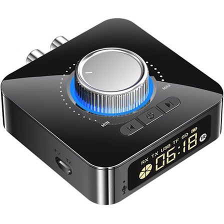 Bluetooth 5.0 Mottagare/Sändare Trådlös 3.5mm AUX till RCA HiFi Ljudadapter