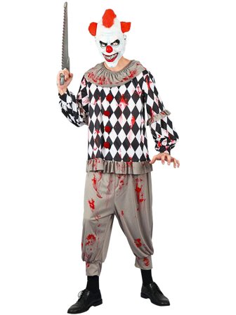 Blodig Clown Maskeraddräkt
