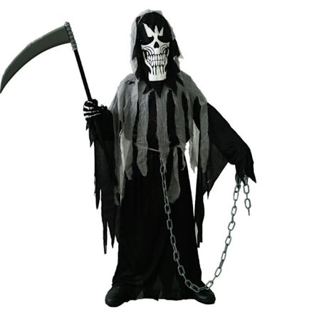 Grim Reaper Kostume til Børn Halloween Kostume
