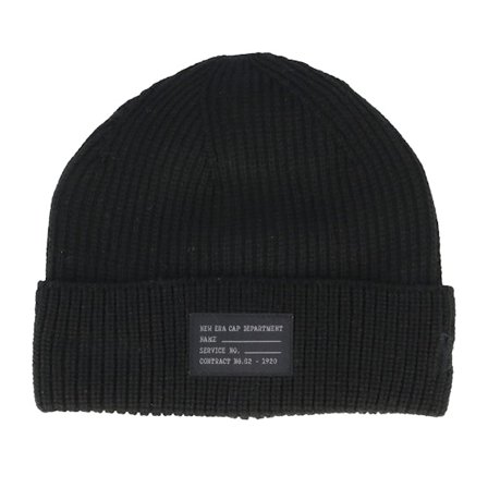 New Era - Svart cuff Beanie - Wool Mix Watch Black Cuff @ Hatstore