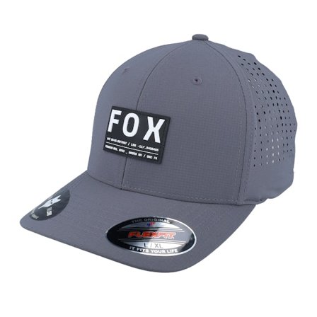 Fox - Non Stop Tech Steel Grey Flexfit Flexfit Grey Cap - @ Hatstore