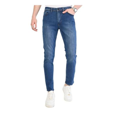 True Rise Jeans Herr Stretch Regular Fit - Dp30-Nw - Bla blå, Herr, Herr, Storlek: W36