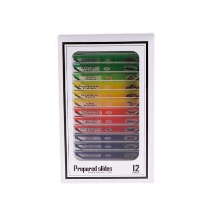 Mikroskopobjektglas Prøveobjektiv Biologi Plante Blomst Dyr Insekter Prøve til børn Hjem Skole Naturvidenskab Pædagogisk