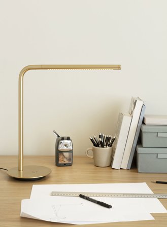 Omni bordlampe - messing