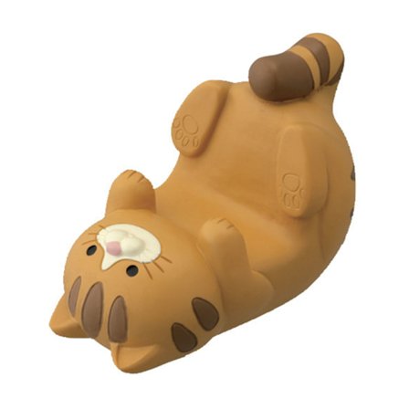 Kattfigur, multifunktionell mobiltelefon/surfplatta/glasögon/pennhållare, skrivbords-/heminredning, leopardkatt.