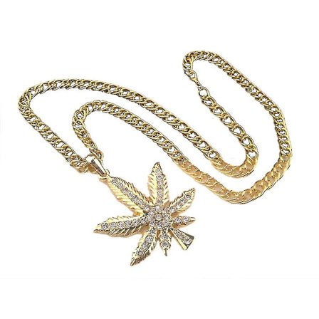 Dubbel chunky kedja hänglås halsband