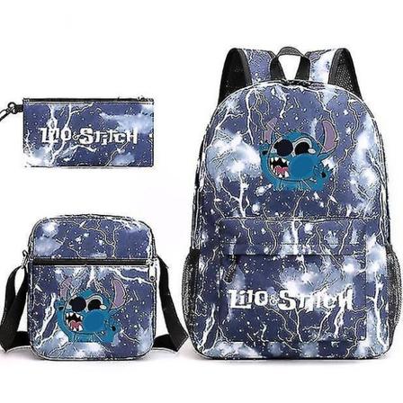 Lilo Stitch Ryggsäck Set skolväska Zr thunder blue none