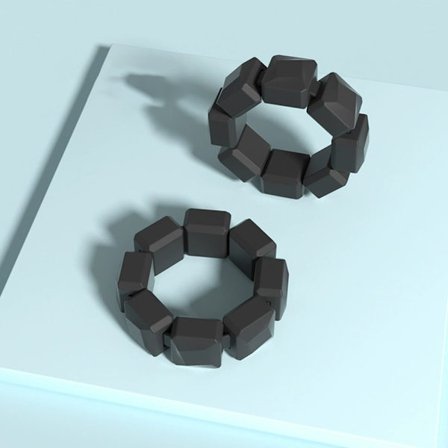 Uimaharjoitteluranneke painoilla, painotettu ranneke kuntovalmennukseen, musta