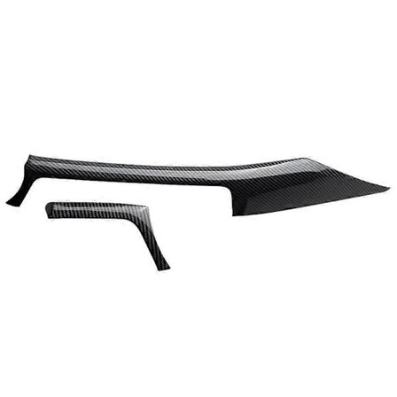 BMW 3- ja 4-sarjan F30 F31 F32 F34 (2013-2019) Hiilikuitu Keskikonsolin Listat + Vasen Ilmastointiventtiilin Peite