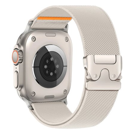 Kompatibel med Apple Watch Ultra 2 Armband 49mm 45mm 46mm 44mm 42mm 40mm 41mm för Serie 10 9 8 7 6 3 SE Starlight Starlight