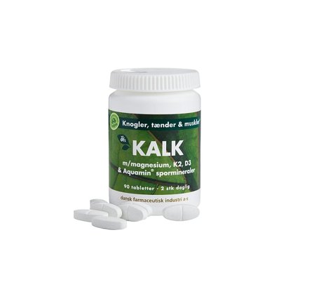 Grønne vitaminer Kalk m/Magnesium, D3 og K2 90 stk, Helse & Madvarer, Mineraler, Magnesium