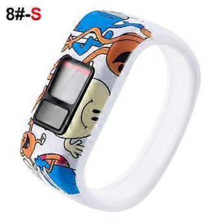 9 färger Mjukt Armbandsarmband Hållare för Garmin VivoFit JR för Garmin VivoFit JR2 Vivofit (Färg 8)