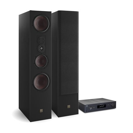 NAD C389 + DALI Opticon 8 Mk2 Stereo-anlage für TV