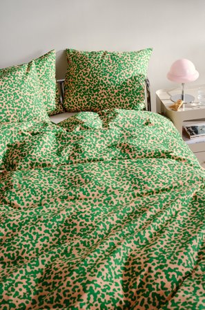 Jotex - Dynetrekksett Dobbeltseng Økologisk grønn - MALIA - Kjøp Dobbeltseng hos Jotex