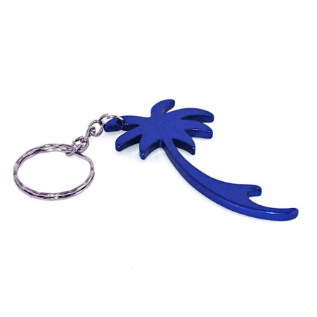Nøkkelring - Flaskeåpner - Palmetre - Kongeblå