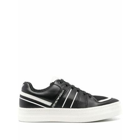 Emporio Armani Sneakers , Zwart , Heren , Maat: 42 EU