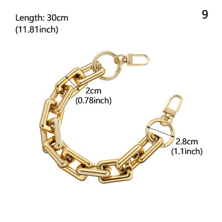 Bag Chain Handväska Axelremmar 9