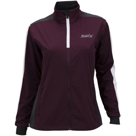 Swix Women's Cross Jacket Women lined workout jackets Purple M