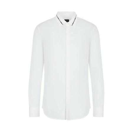 Armani Exchange, Blouses Shirts Wit, Heren, Maat:S