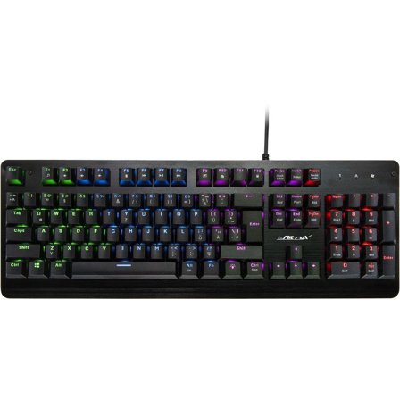 INTER-TECH Nitrox NK-2000ME - tastatur - QWERTY - polert aluminium