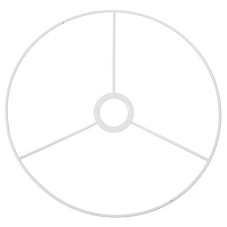 Lampeskjerm Ramme Rund Vintage Lampeskjerm Ramme E27 Base 30cm Lampeskjerm Tilbehør