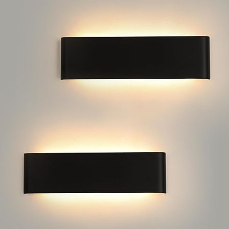 16W LED Væglampe til Indendørs Brug, 3000K Varm Hvid Væglampe, Væglampe til Veranda, Hall, Soveværelse, Dagligstue