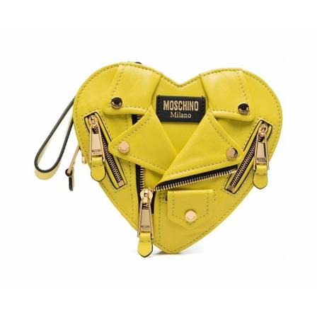 Moschino, Shoulder Bags Żółty, Kobieta, Rozmiar: ONE Size