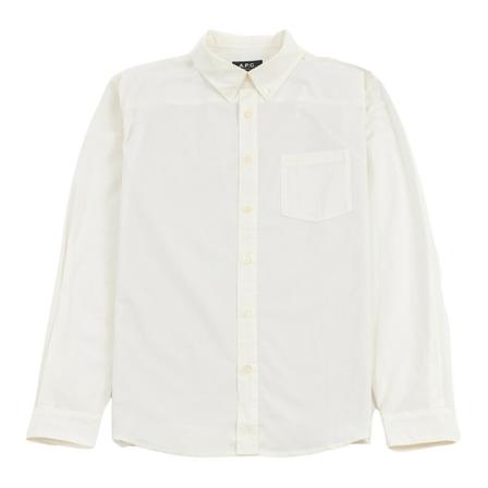 A.p.c. Shirts , Wit , Heren , Maat: M