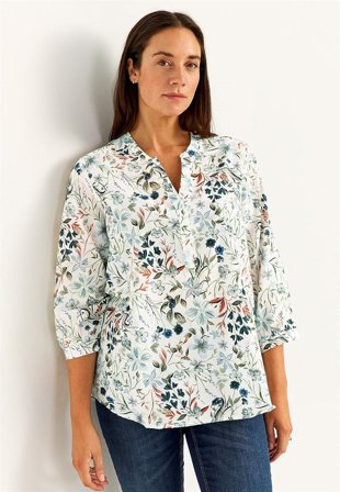 Cellbes of Sweden - Blommönstrad, vävd tunika - multi / blommig - för damer - 54/56