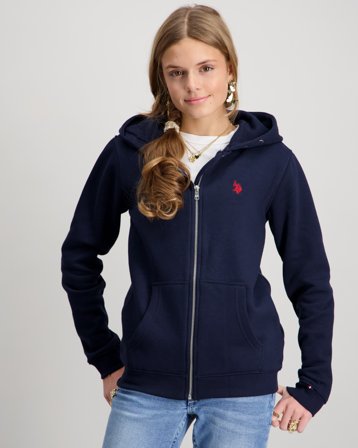 U.S. Polo Assn. DHM BB Zip Hoodie Sininen Hupparit/Hoodie Tytöt - Kids Brand Store