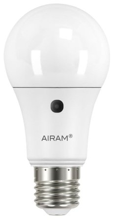 Airam 4713757 LED-lampe med skumringsrelé 10.7 W, Belysning