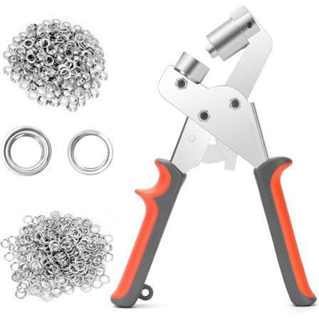 Profesjonelle hulltang, multifunksjonelle hulltang, med 100 hull (indre Ø 10mm), for presenning