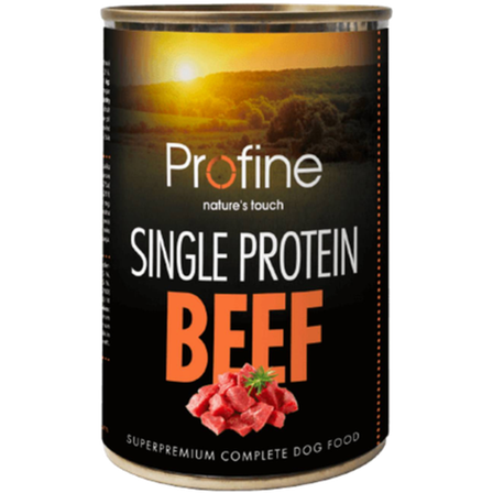 Profine - Dog Single Protein Beef Orange 400g - Hund - Hundefôr & hundemat - Våtfôr & våtmat - ZOO.no