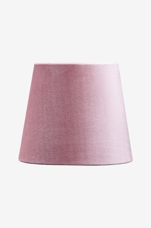 PR Home - Lampskärm Mia Sammet 20 cm - Rosa - Lampskärmar - Från Homeroom