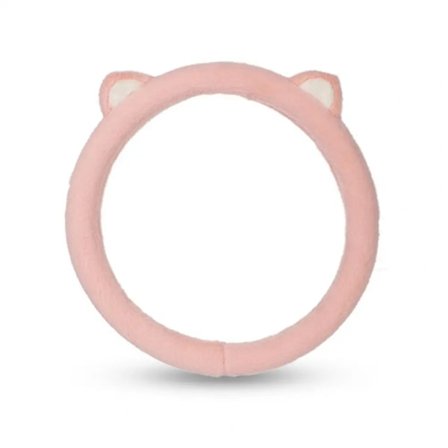 Fluffig Ratt Hjul Kåpa För Kvinnor Söt Katt öron Plysch Handtag Kåpa