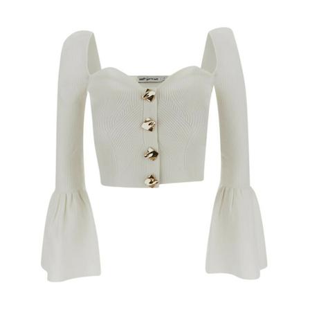 Self Portrait Blouses , Wit , Dames , Maat: L