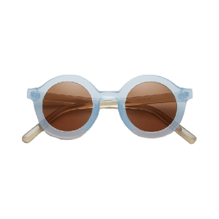 BabyMocs Solglasögon Signature Round - Vuxen Accessoarer Unisex Blå ONESIZE