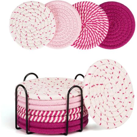 Absorberende drikkebrikker, sofabordsmærkater, kontorbordsbrikker, søde brikker, vigtige husholdningsartikler til dit nye hjem