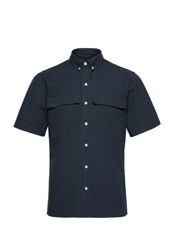 Short-Sleeved Loose Fit Riptop Utility Shirt Grey Revolution