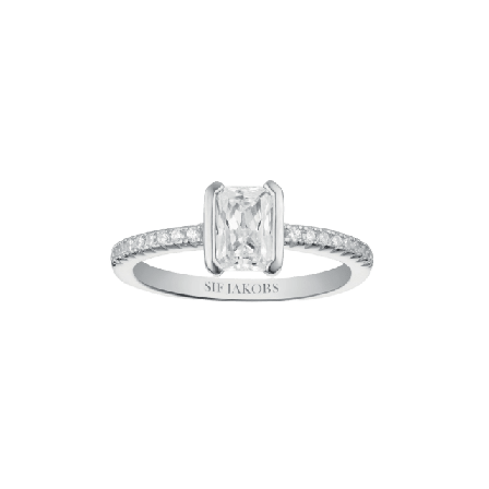 Sif Jakobs Jewellery Ring Roccanova Piccolo Ringar Dam Vit 58