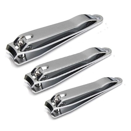 3Pack Effektiva Nagelklippare i rostfritt stål 6,8 5,2 o 4,7cm