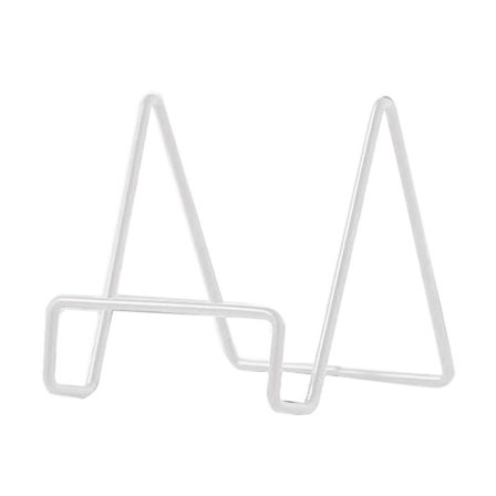 Billedramme Stand Display Stand WHITE L