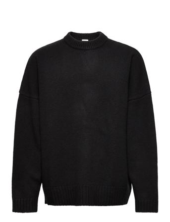 Mint Sweater Neulepaita Pyöreä Kaula-aukko Musta Hope