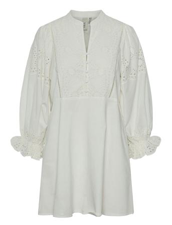 Yaspio Ls Dress S. White YAS