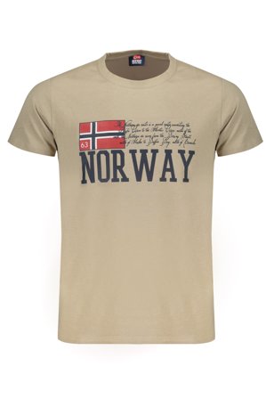 Norway 1963 T-shirt Maniche Corte Uomo Beige