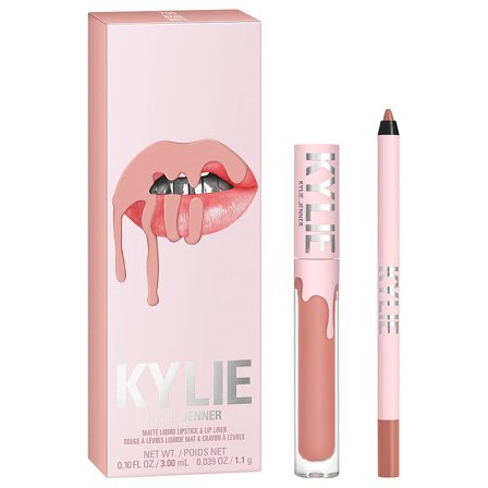 Kylie Cosmetics Matte Liquid Lipstick & Lip Liner 700 Bare, Makeup, Læber, Lipliner
