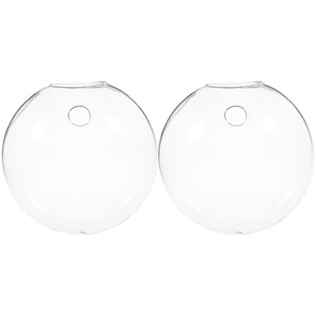 Liten Veggplantekasse Hengende Vaser Blomsterholder 12.50X12.50X5.00CM Hydroponisk Glassvase 2 stk