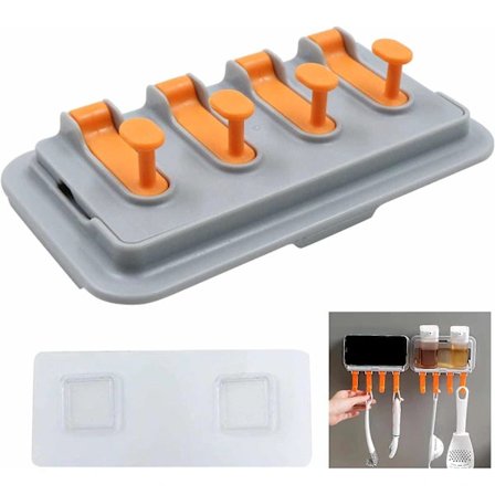 2 stk Kjøkkenorganisator for oppvaskkluter med selvklebende feste